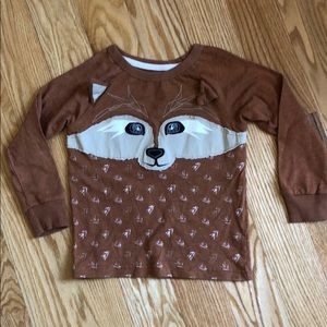 Boys 4T Fox long sleeve t-shirt